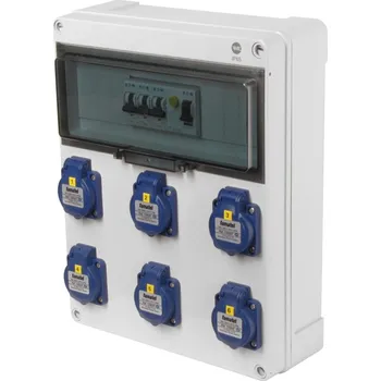 modulární přístroj a rozvaděč fb373-6kA - ZSF60000000.1 /5813 Zásuvková skříň IP54 jištěná s chráničem 25/2/003