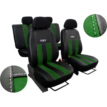 Ochranný autopotah Autopotahy Hyundai i 30 II TYP GD, bez zadní lok.op.,2012-2017, GT zelené