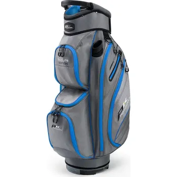 Golfový bag PowaKaddy bag cart DLX-Lite - Gun Metal with Blue