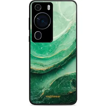 Pouzdro na mobilní telefon Lesklý kryt Mobiwear Glossy - Huawei P60 Pro - G023G - Zelený mramor (Prémiové lesklé pouzdro, obal, kryt Mobiwear Glossy na mobil Huawei P60 Pro - G023G - Zelený mramor, materiál Plast + TPU silikon - krytí po všech stranách, neošoupatelný potisk, tenké)