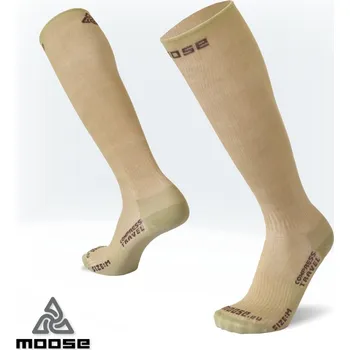Pánské ponožky COMPRESS TRAVEL kompresní podkolenky Moose