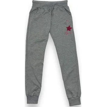 Sezon Dívčí šedé tepláky Sport Barva: Šedá, Velikost: 152