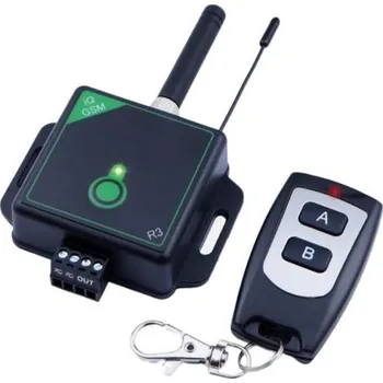 Relé TFE iQGSM R3 10 - GSM relé modul s přijímačem a dálkovým ovladačem, 10 uživatelů, 1 výstup, 12/24 V AC/DC