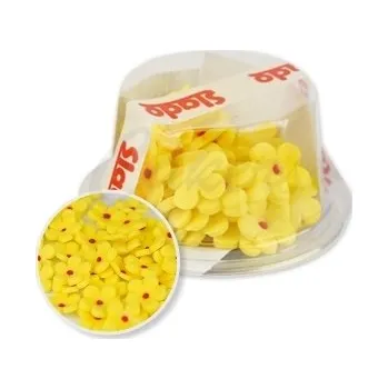 Čokoláda Cukrové květy žluté 45ks