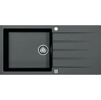 Granitový dřez Alveus CADIT 50 černý 91 + pop up sifon