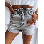Dámské oversize kraťasy DSTREET ICE BABY SVĚTLE ŠEDÁ S