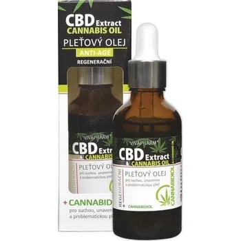 Pleťový olej Vivaco CBD pleťový olej s Cannabidiolem 50 ml