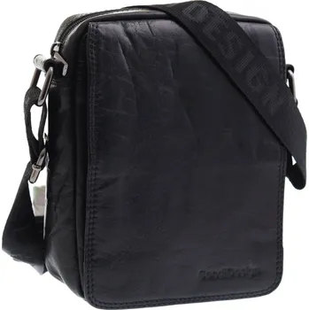Pánská kožená crossbody taška Sendi Design B-52006 černá