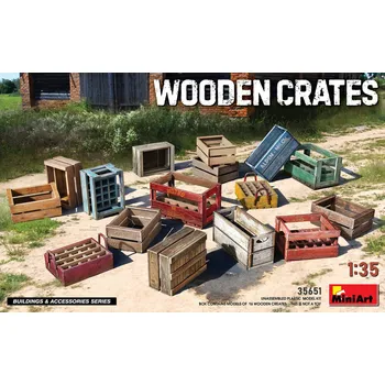 Plastikový model 1:35 Wooden Crates