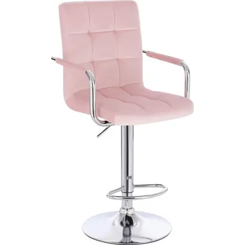 Barová židle Bergen pudrově růžová