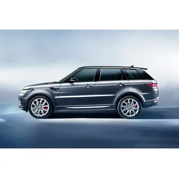 Nosič kol Příčníky Modula Oval Bar Closed Rail Alu Land Rover Range Rover Sport 2014- s integrovanými podélníky