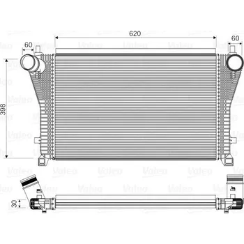 Chladič motoru Chladič turba VALEO 818347