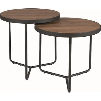 Konferenční stolek Konferenční stolek ořech/černá PENELOPE