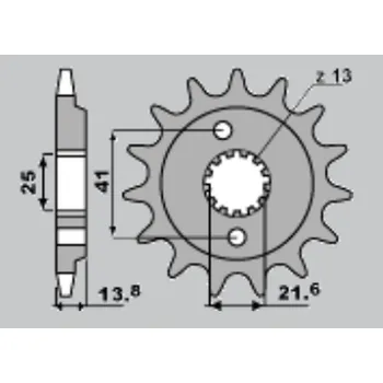 Řetězová sada pro motocykl JR řetězové kolo přední 346 16 HONDA VT 600 C 90-04 (JTF296.16) (JR řetězové kolo přední 346 16 HONDA VT 600 C 90-04 (JTF296.16))