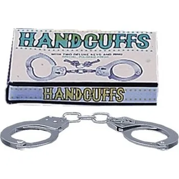 Klasická policejní kovová pouta Dream Toys METAL HANDCUFFS