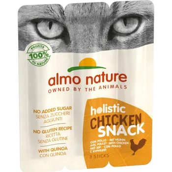 Krmivo pro kočku 15g Almo Nature Holistic Snack Cat - kuřecí