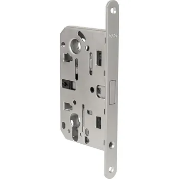 Nábytkové kování AGB - Magnetický zámek POLARIS WAVE PZ 85 PZ otvor pro vložku, 85 mm OCS - Chrom broušený