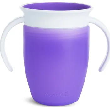 Munchkin Miracle 360° tréninkový hrnek s držadly Purple 6 m+ 207 ml