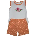 Dívčí tričko + kraťasy Wolf S2022 Oranžové, vel. 74