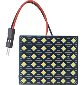 Autožárovka LED Panel 36x 3030 SMD, 48x40mm, T10, SUFIT - Bílý 12 V AC/DC