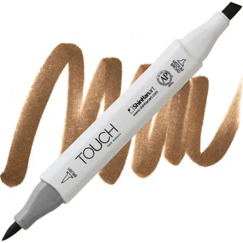 Lihová fixa TOUCH oboustranná Brush & Chisel, BR92 Chocolate