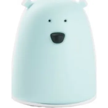 Lampička RABBIT&FRIENDS Dotyková přenosná lampička medvídek růžová barva: Modrá