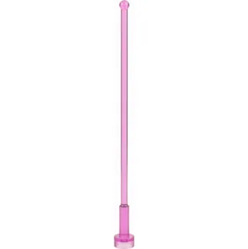 Hračka 2569 Trans-Dark Pink Antenna Whip 8H (Transparentní tmavě růžový anténní bič 8H)