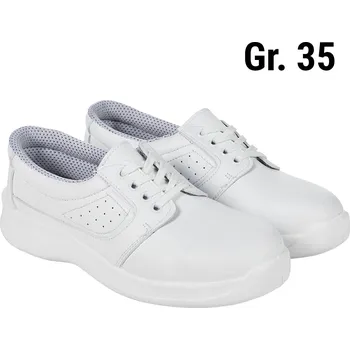 Pracovní obuv G.Gastro KARLOWSKY | Usedom Steel Toe Cap Safety Shoe S1 SRC Slip-Resistant – White - EU 35