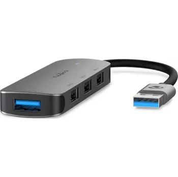 USB hub USB hub | USB-A Male | 4x USB A Female CCGB61210GY01 Nedis