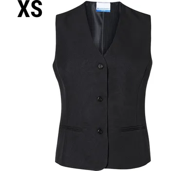 Dámská vesta G.Gastro KARLOWSKY | Men's Vest Waistcoat – Black - Size XS - 4 Buttons - Loose fit