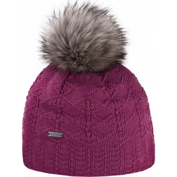 Čepice Kama pletená Merino čepice A109 144 - purpurová UNI