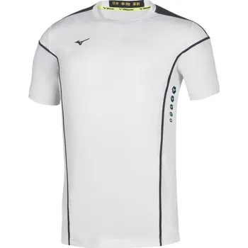 Běžecké oblečení Běžecké tričko Mizuno Hex Rect Tee 62EA700271 Velikost textilu: S