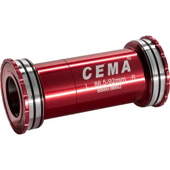 Silniční kolo CEMA bearing Středové složení BB86-BB92 Interlock Barva: Červená, Typ kliky: Shimano 24mm, Typ ložiska: Keramická