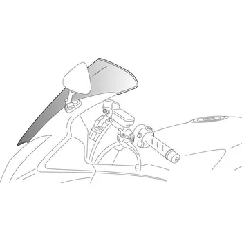 Plexi štít PUIG STANDARD 1596T oranžová