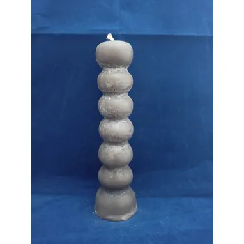 Svíčka Svíčka figurální Sedmidenní šedá