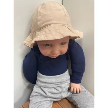 Klobouk Bavlněný klobouček - béžová, Dahlia fashion designer Velikost: Obvod 54-56 cm