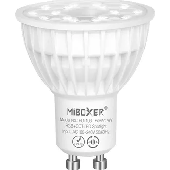 Žárovka MiBoxer LED žárovka GU10 ovládaná přes 2,4Ghz, RGB + CCT