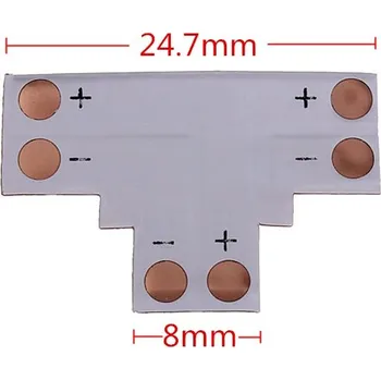 LED páska T pro LED pásky, 2-pin, 8mm