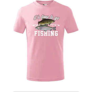 Rybářské tričko dětské Barva: Růžová