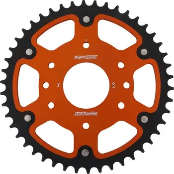 Řetězová sada pro motocykl Řetězová rozeta SUPERSPROX STEALTH RST-905:46-ORG oranžová 46 zubů, 520