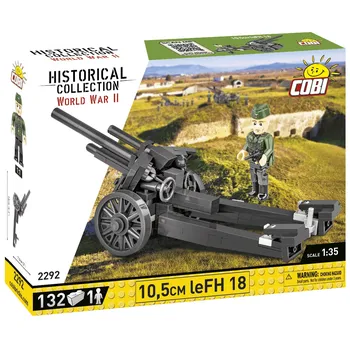 COBI World War II 2292 Německá polní houfnice leFH 18 Stavebnice COBI COBI World War II 2292 Německá polní houfnice leFH 18