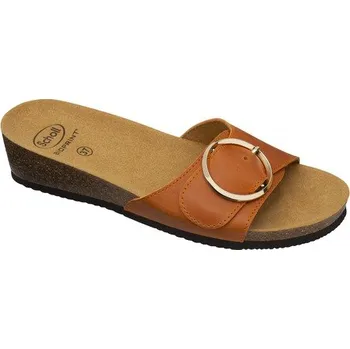 Dámská zdravotní obuv Scholl AMALFI MULE - oranžové dámské zdravotní pantofle