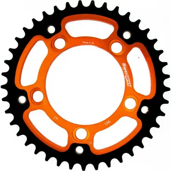 Řetězová sada pro motocykl Rozeta SUPERSPROX STEALTH RST-991:41-ORG oranžová 41 zubů, 525