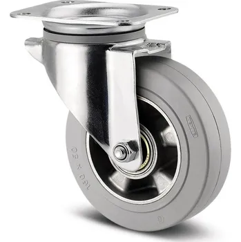 Pojezdové kolečko Alpha TENTE Kolečko ESD 200mm, otočné, plotýnka, 3470ILP200P63 BH240