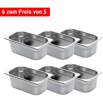 Dóza na potraviny G.Gastro Nerezová GN nádoba 1/4 - hloubka: 100 mm