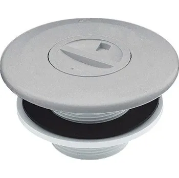 Astralpool sací tryska s vnějším závitem, barva světle šedá (RAL7004), pro prefabrikované bazény