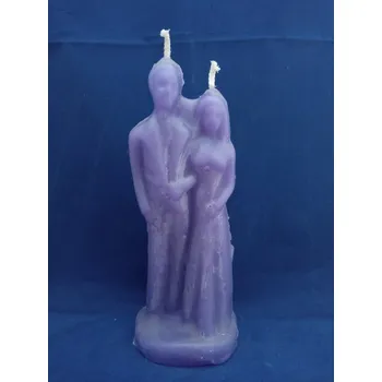 Svíčka Svíčka figurální Pár fialový