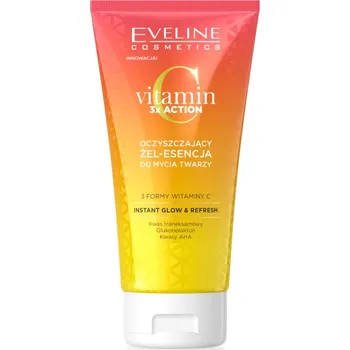 Eveline Cosmetics Vitamin C 3x Action čisticí gel s AHA kyselinami 150 ml