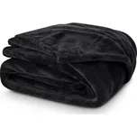 Deka mikroplyš 150x200 cm Černá