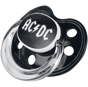 Détský dudlík z AC/DC - Metal Kids - Logo - Deti - černá
